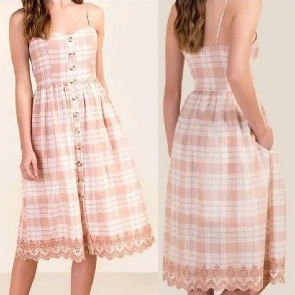 Harper Heritage Pink Plaid Dress